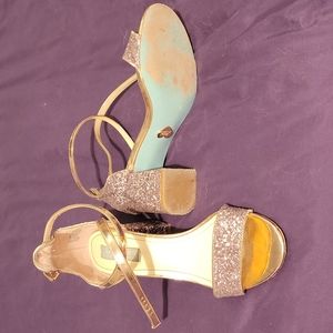 Glitter heels